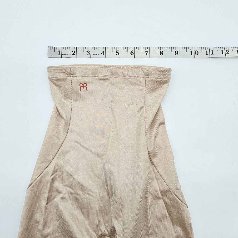 Ruby Ribbon High Waist Thigh Slimmer XS Pale Shapewear Firm Fitting Compressive - Picture 7 of 11